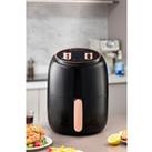 8L Knob Air Fryer Oven Air Circulation Heating with Timer & Temps Control , Auto Shutdown and Au