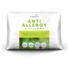 2 Pack Freshwash Anti Allergy Medium Support Pillows