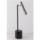 LED Table Lamp with Marble Base Touch Dimmer and Adjustable Head