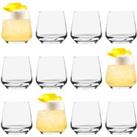 Lal Whiskey Glasses - 345ml - Clear - Pack of 12