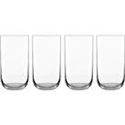Sublime' Crystal Glass Beverage Glasses Set 590ml - Pack of 4