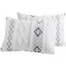 'Chenille Geo Cotton' Standard Pillowcase