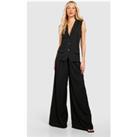 Tall Woven Wide Leg Trousers