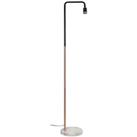 Talisman Black And Copper Floor Lamp With Solid Marble Base