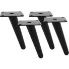 8x8x17cm Metal Table Legs Tapered Furniture Legs Replacement