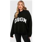 Plus Dsgn Knitted Hoodie
