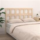 Bed Headboard 165.5x4x100 cm Solid Wood Pine