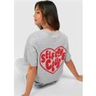 Self Love Club Back Print Oversized T-shirt