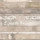 Noordwand Homestyle Wallpaper Old Wood Brown and Beige