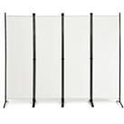 Folding Room Divider 4 Panel Wall Privacy Screen Protector Home Living Room