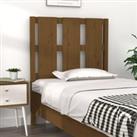 Bed Headboard Honey Brown 80.5x4x100 cm Solid Wood Pine