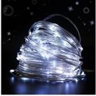10M Fairy String Lights, 6500K, Powered by 3 AA Batteries