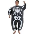 Halloween Skeleton Inflatable Costume for Adult