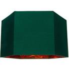 Modern Cotton Table/Pendant Hexagonal Lampshade with Matt Colour Inner