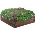 Wooden Raised Garden Bed Planter Grow Containers Flower Pot
