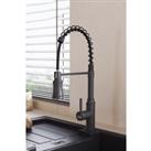 Single Handle Kitchen Faucet with Spring Spout