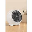 Mini Electric Fan Heater Home Office Desktop PTC Ceramic Air Heating Warmer 500W