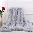 130x160cm Soft Fluffy Shaggy Warm Bed Sofa Bedspread Bedding Sheet Throw Blanket