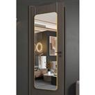 37cm W x 147cm H Full Length Mirror with Rounded Corners Door Hanging