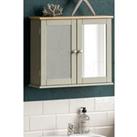 Bath Vida Priano 2 Door Mirrored Wall Mounted Cabinet With Shelves Bathroom Storage 470 x 570 x 180 
