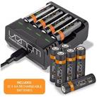 Rechargeable Battery Charging Dock plus 10 x AA 1000mAh Batteries