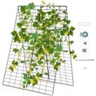 2-Piece Green Cucumber Garden Trellis A-Frame Grow Support for Climbing Plant