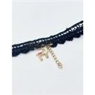 Lace Choker With Reindeer Charm