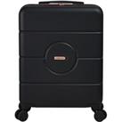 Seville Suitcase, 55x40x20cm, 4 Wheel Luggage Cabin Bags 3 Digit Lock Suitable for Ryanair, Easyjet,