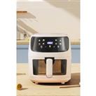 8L Touchscreen Air Fryer Oven 8 settings Air Circulation Heating with Visible Window & Adjustabl