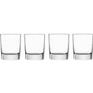 Strauss Whisky Glasses - 285 ml Durable Glassware - Pack of 4