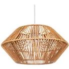 Chic Designer Super Eco-Friendly Natural Brown Paper String Easy Fit Light Shade