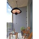 Ceiling Hanging Electric Patio Heater with Pull Rope