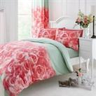 Printed Polycotton Rosettes Duvet Cover With Pillowcases