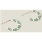 St Pl Green Bead St Hoops