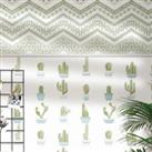 Noordwand Urban Friends & Coffee Wallpaper Etnico White and Green