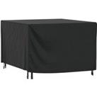 Garden Furniture Cover Black 135x135x90 cm Waterproof 420D