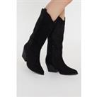 Kacey Clean Knee High Western Boots