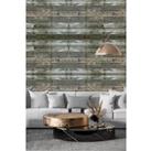 10M x 60Cm Grey Oak Wood Wallpaper Roll
