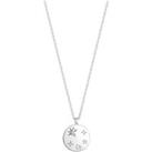 Sterling Silver 925 Celestial And Cubic Zirconia Pendant Necklace