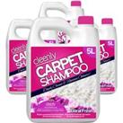 Carpet Cleaning Shampoo Odour Remover Floral Fragrance 4 x 5L