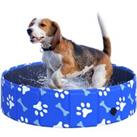 Dog Swimming Pool Foldable Pet Bathing Shower Tub Padding Pool Dia 80cm S