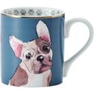 French Bulldog Straight-Sided Porcelain Mug, 280ml