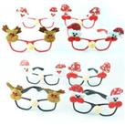 Assorted 3D Christmas Glasses Xmas Fancy Costume Accessories Photo Booth Prop Stocking Fillers 8Pk
