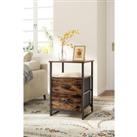 3-Tiers Medieval-Inspired Wooden Storage Cabinet with Shelf