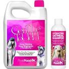 Baby Powder Dog Shampoo 2L & Oatmeal Dog Sensitive Skin Shampoo 250ml