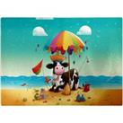 Cow On A Beach Holiday Chopping Board