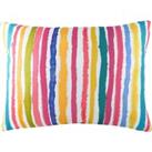 Aquarelle Stripe Abstract Cushion