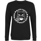 Black Cats Black Magic Black Coffee Jumper