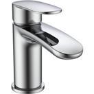 Bathroom Basin Tap Solid Brass Chromed Handle Hot Cold Mixer Tap Single Lever