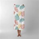 Palm Branches In Natural Colors Beach Towel